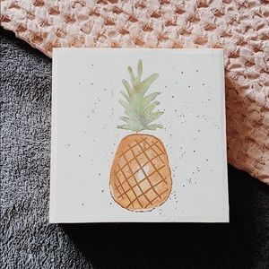 BRAND NEW ** watercolor pineapple wall decor